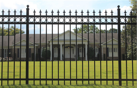 cheap wholesale Ornamental used wrought iron fence panels for sale