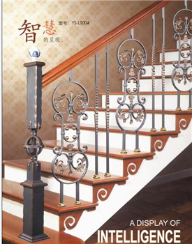 Yishu metal  factory 2017 new product indoor wrought iron stair spindles