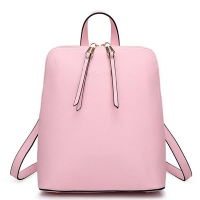Colored Spring Summer Pu Leather Waterproof Backpack For Teen Girls