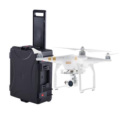 High Protection Portable Watertight Case With Wheels For DJI PHANTOM With High-density Foam Customized