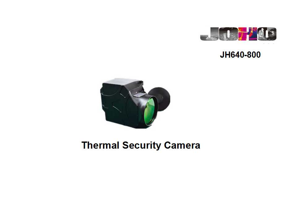 Joho Long Range Surveillance IR Thermal Imaging Camera Continuous Zoom 80~800mm