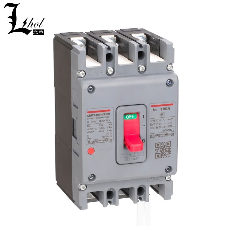 Popular Delixi CDM3 Moulded Case Circuit Breaker from Chinese Manufacturer with Good Price and Quality