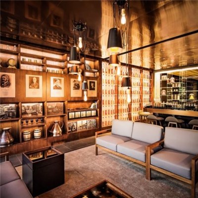 Scotch Whisky Space Design, Boutique Bar Restaurant Design, Bar Design, Leisure Teahouse Design