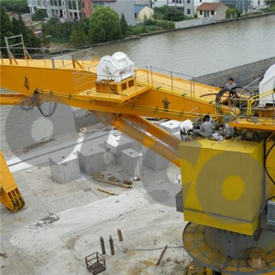 Low Cost Heavy Knuckle Boom Lift In Marine Crane With Extended Jib.