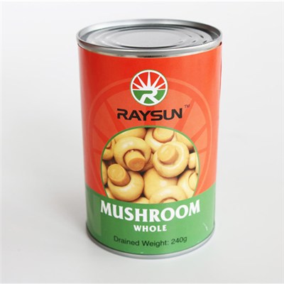 Canned White Sliced Mushroom In Brine