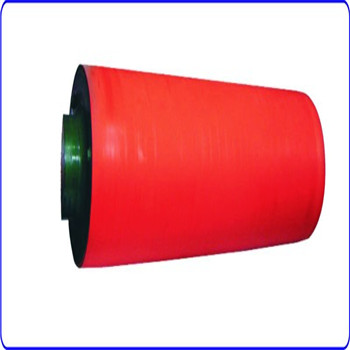 Rubber roller for calendering and embossing