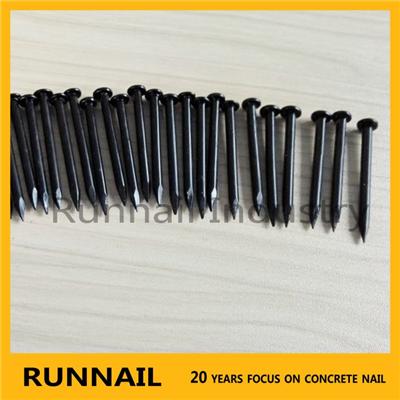 Black Concrete Steel Nails With Holland Quality, Black Surface, Strong Rust-proof, Shrink Packing, Rich Experiences, Good Supplier