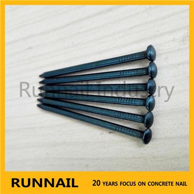 Blue Concrete Steel Nails With Round Head, Smooth Shank, Diamond Point, Quick Delivry, Box Packing, Near To Port,Best Partner