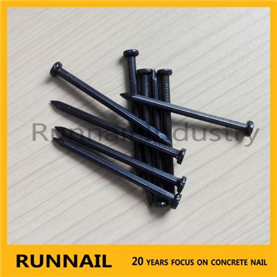 Blue Grooved Concrete Nails, Fluted Shank, Flat Head, Blue Surface, Strong Rust-Proof, 20 Ages Factory
