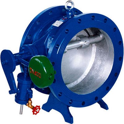 Tilting Disc Check Valve with Counterweight Arm & Cylinder