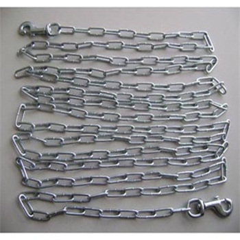 zinc plated welded dog chain link tie out chain