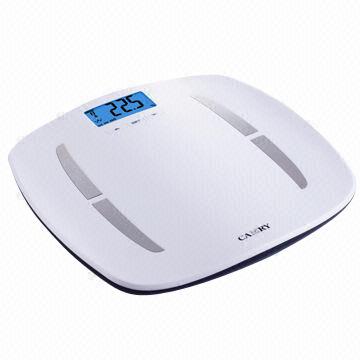 400lbs Blue Backlight Lcd Display Electronic Wireless Health Analysis Body Weight Scale