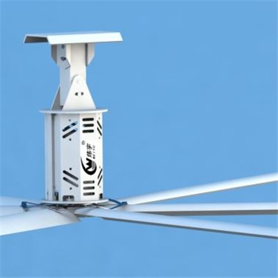 AC High Strength Large Volume Intelligent Aluminum Bus Station Cooling Ceiling Fans