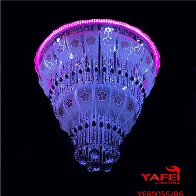 Modern Decoration Round Glass Bar Led Ceiling Lamp Lights Fixtures