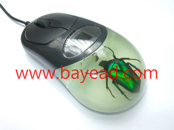 real bug,insect inside amber optical computer mouse,so cool gift,promotion gift,business gift,office gift