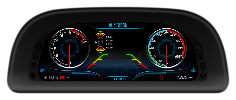 Automotive reconfigurable instrument cluster solutions for OEMs