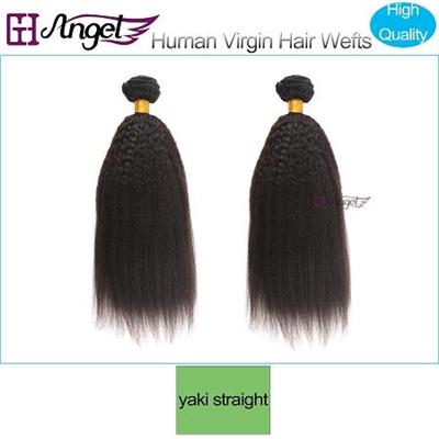 Afro Kinky Jerry Curl Hair Weft Real Virgin Human Hair Weave