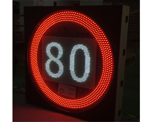 LED Display for Variable Speed Limited Sign