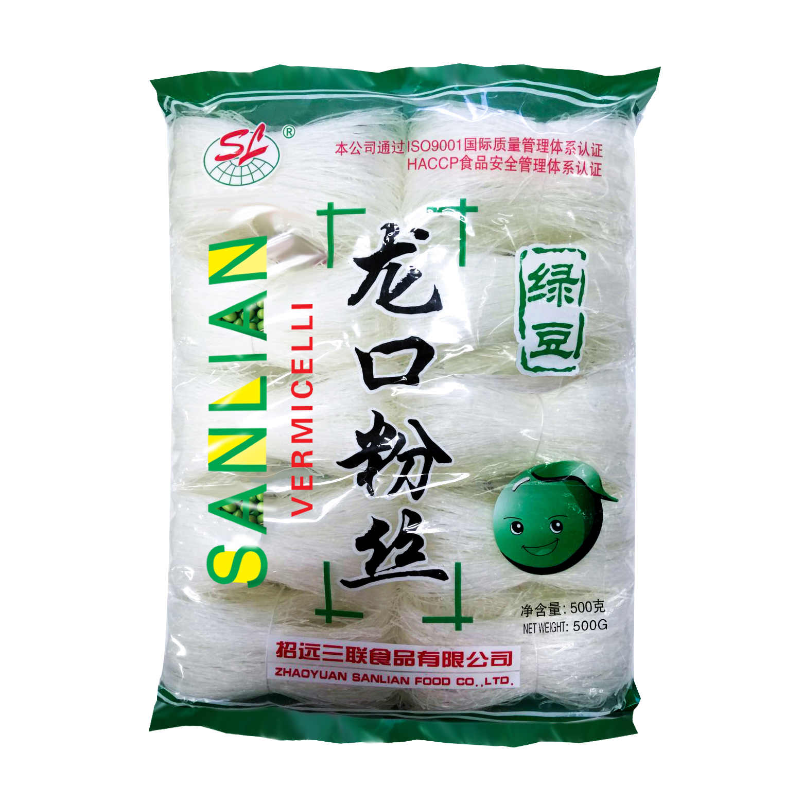 Sanlian brand bundle 50gX10 longkou vermicellibean thread glass noodle  OEM accept