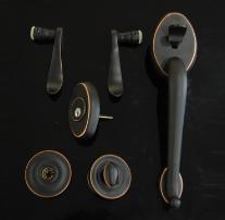 AAMA standard Luxury Antique Brass handle set for door/ER-DH-011