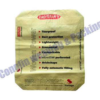40kg Flat Bottom Valve Bag for Chemical Powder Packaging