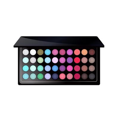 Eyeshadow Palette Glitter Morphe Red Professional 35 Color Cream Private Label