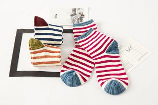 Autumn/winter Striped and classic cartoon Cotton socks