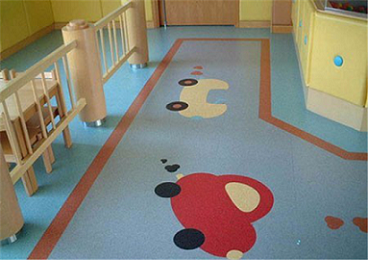 Decorative Seamless Flooring for Hospital Corridor or Lobby