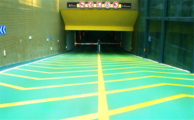 Anti Slip Parking Paint Color Sand Epoxy Flooring Coating for ramp