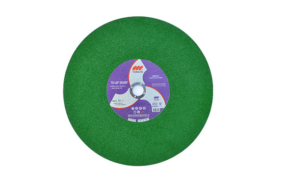 14 Inches, 350x2.5x25.4mm, T41 Flat Center Cut-off  Wheels for Metal, Green Color, Suitable for Chop Saw, EN12413
