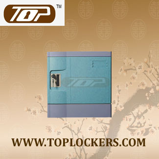 Six Tier Office Lockers ABS Plastic, Blue Color