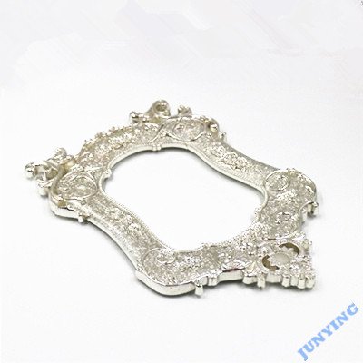 Photo Frame Aluminum Alloy Die Casting, Silver Plating Surface