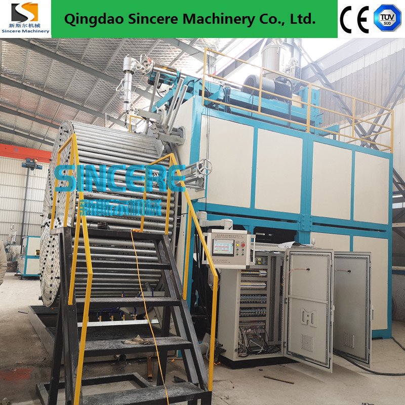 HDPE Double hollow wall spiral winding pipe extrusion production lines