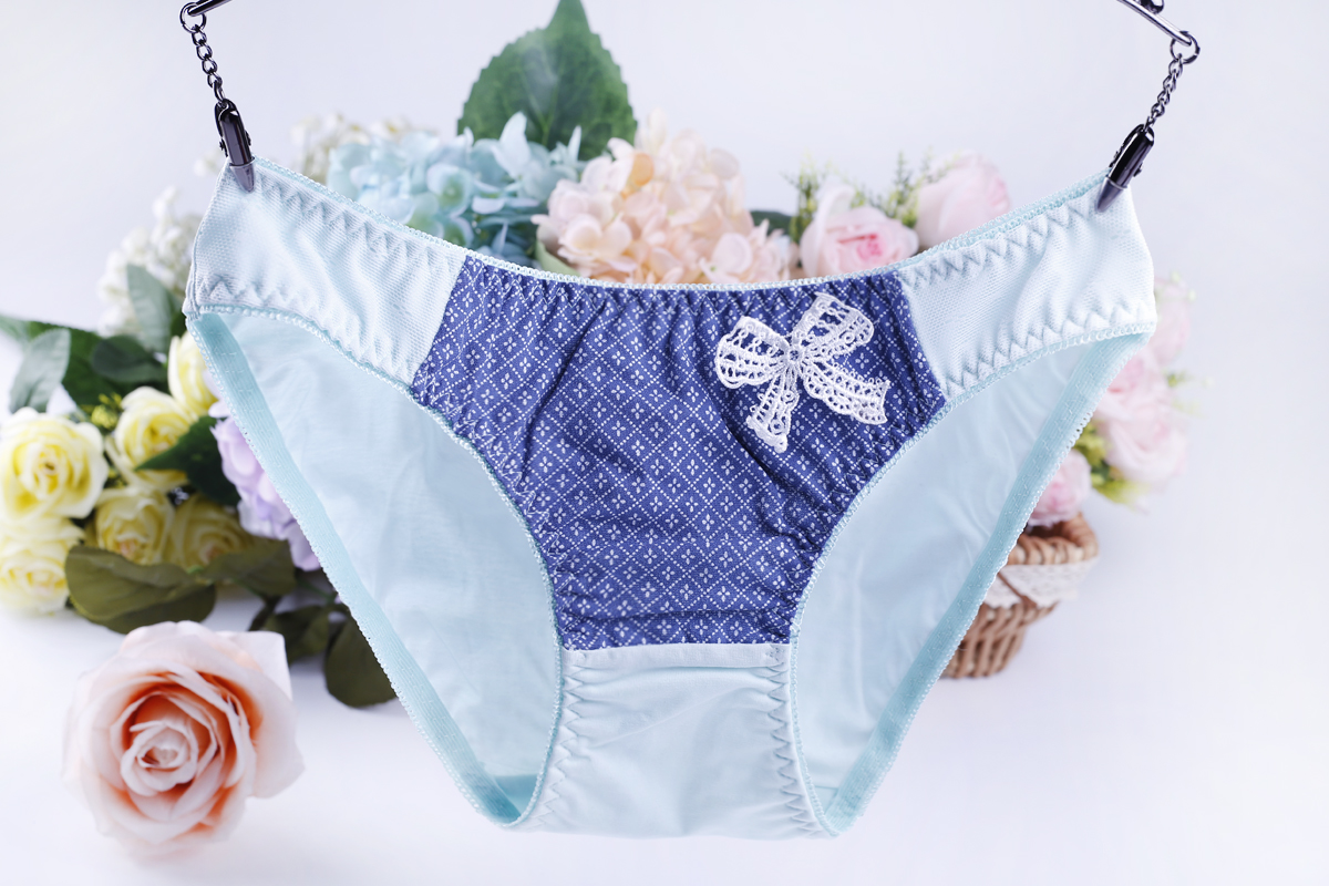 New Arrival Eco Friendly Fabrics Bow Low Waist Casual Brief Young Girl 