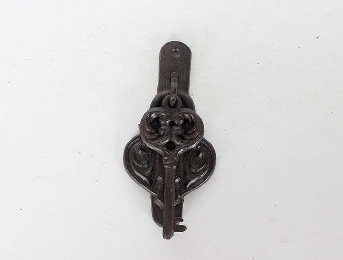 Cast Iron Door Knock with key shaped