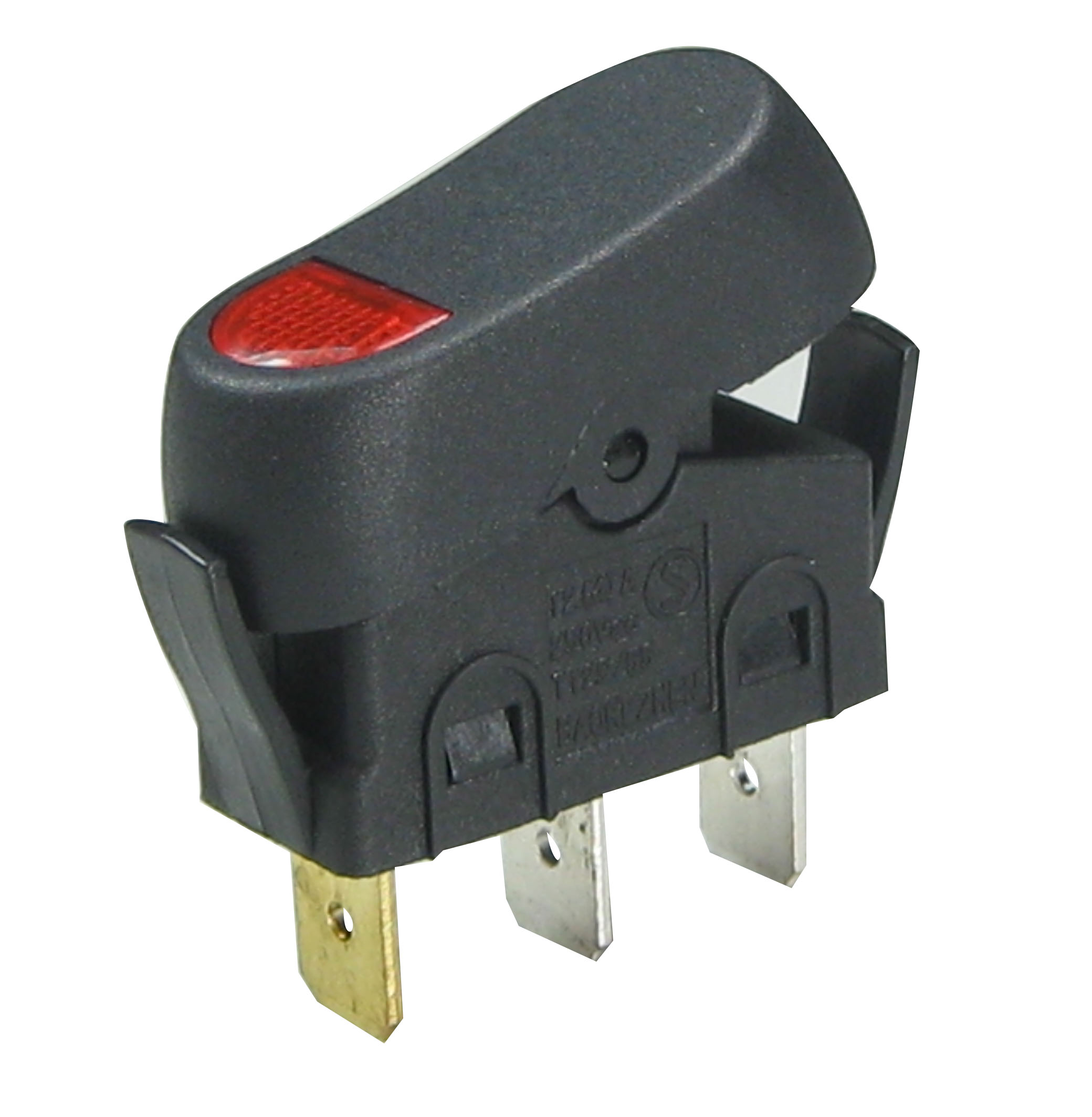 SC765 baokezhen switch, SPST On / off 2pins ,on/off with illuminated 3 Pins  Rocker Switch 