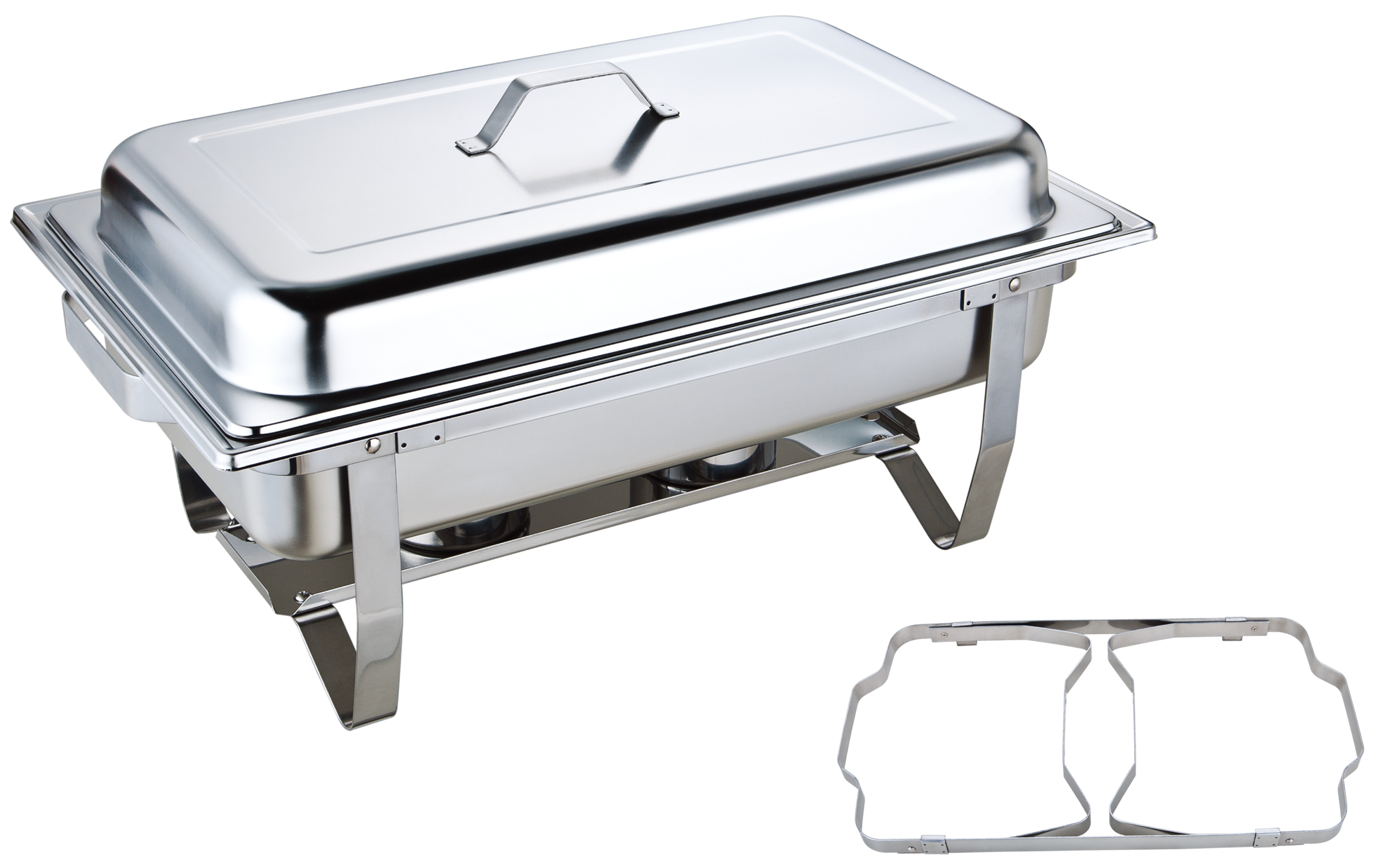9 liter foldable rack cheap price stainless steel chafing dish/buffet stove