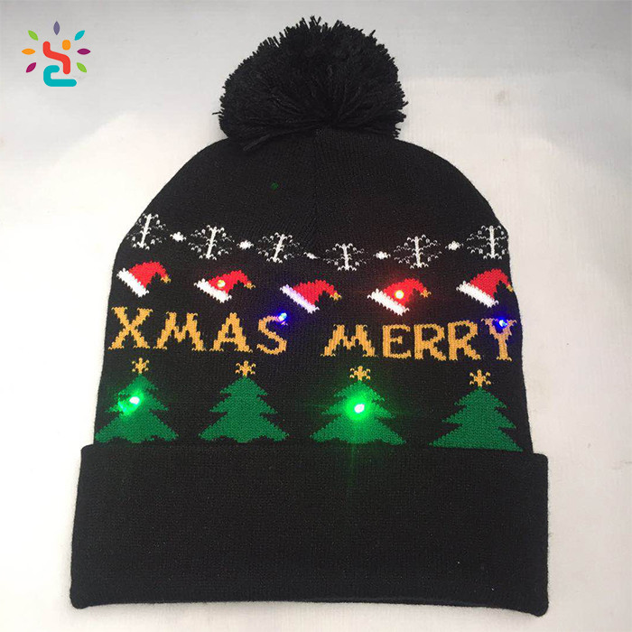 Custom LED beanie