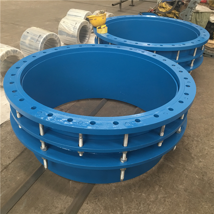 Flange connection iron metal dresser dismantling expansion joint