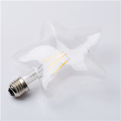 Cheap price Star shape M150-4D LED Christmas decoration filament bulb