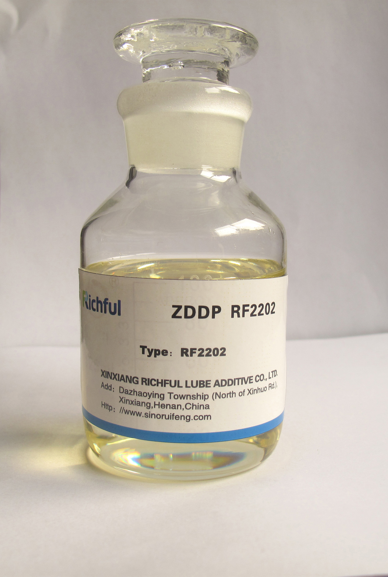 ZDDP Richful Lubricant Additives Antioxidant and Corrosion Inhibitor Zinc Butyl Octyl Primary Alkyl Dithiophosphate RF2202