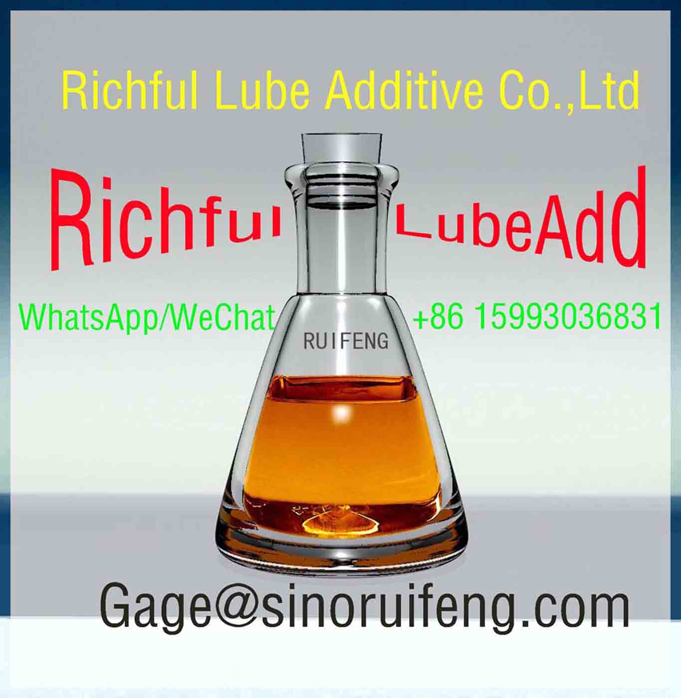 ZDDP Richful Lubricant Additives Antioxidant and Corrosion Inhibitor ZDDP Zinc Long-Chain Alkyl Dithiophosphate RF2206