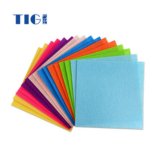 A4 size polyester nonwoven felt sheets for children handicrafts