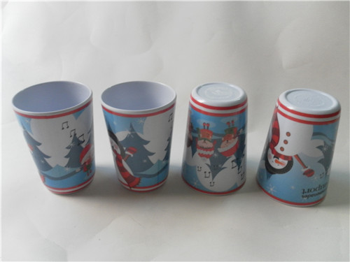hot sale christmas plastic melamine kid's cup/mug