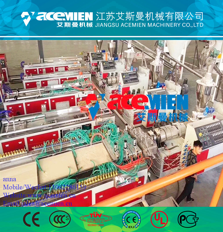 PVC plastic ceiling panel wall board extruding machine line