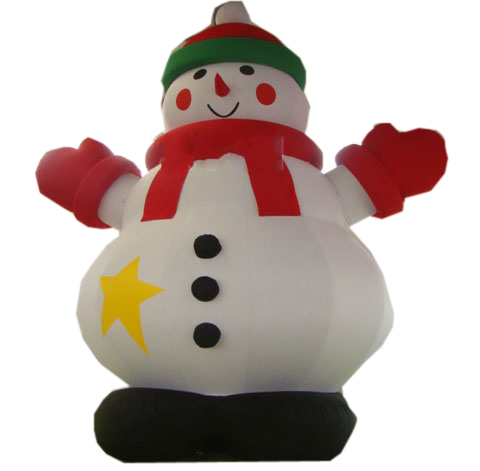 snowman inflatable