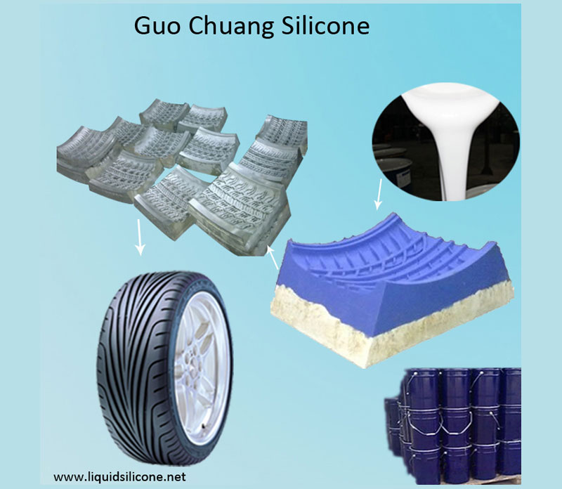 wholesale price 2 parts mould making silicone rubber liquid for Tire Molding