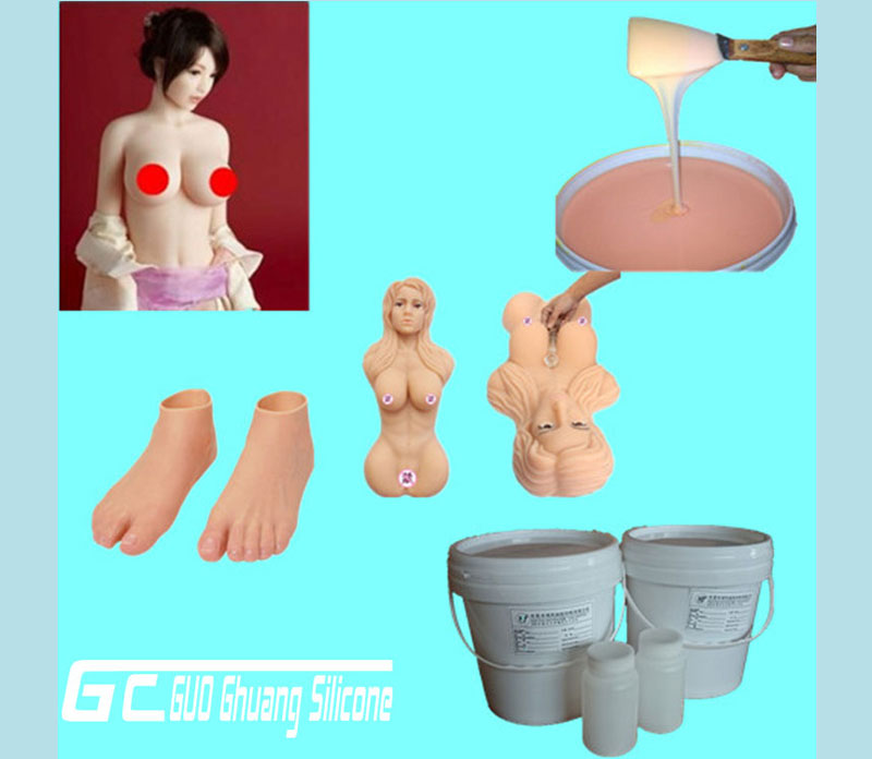 Soft skin safe liquid silicone rubber for sex dolls
