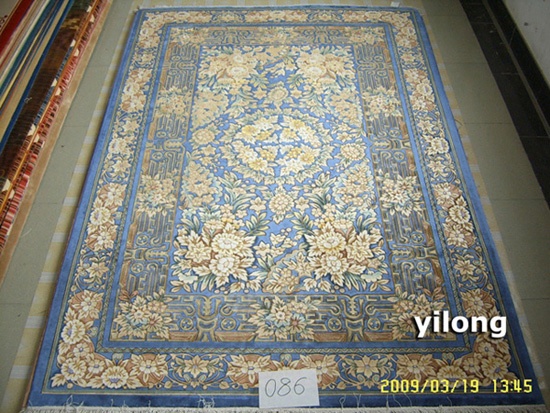 Carved Silk Carpet 