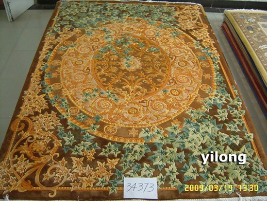 Carved Silk Carpet